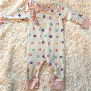 Monica & Andy Candy Hearts Ruffle One Piece